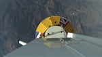 The European Space Agency's module drifts over Central Oregon, buoyed by a high-altitude balloon.