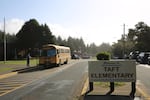 Taft Elementary School serves students in grades three through six in Lincoln City.