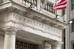 FILE - An entrance to the New York Stock Exchange is shown on June 26, 2024, in New York.