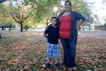 Angelina Madrid with her son Logan.