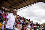 Beauty Mushwane 72 – supporter, specifically of local team Vakhegula Vakhegula – (Grandmothers Grandmothers)