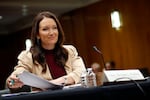Secretary of Agriculture Brooke Rollins testifies before the Senate Appropriations Committee on May 6.