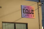 The outside of the Marie Equi Center in Portland, Ore., on Oct. 11, 2024.