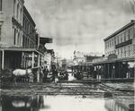 
The main commercial area of Portland was prone to flooding in the early days. 1870.
 