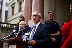 Portland Mayor Charlie Hales at a July 2016 press conference.