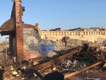 Rolling Fork's library was badly damaged by the storm.