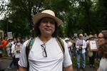 Benjamin Cota attended the Families Belong Together rally in Portland, one of many he and his wife, Yvonne Davis, have attended during the Trump administration.