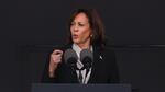 Vice President Harris delivers the keynote speech at Michie Stadium during West Point's graduation ceremony Saturday in West Point, N.Y.
