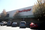 Cars line the parking lot of Gateway’s Fred Meyer in East Portland, Ore., July 31, 2025. In July, Fred Meyer announced the closing of the Gateway location.