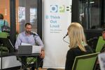Think Out Loud Host Dave Miller talks with Jenny Glass and Aaron Vongdeuane at the Rosewood Initiative on June 7, 2017.