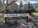 The entrance to Lithia Park in Ashland, Ore., which opened in 1916.
