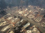 The Camp Fire destroyed much of Paradise, Calif., in 2018. High winds and low humidity helped fuel the deadly wildfire. Intense wildfires are getting more common as the planet heats up. 