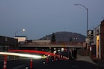 Greenwood Avenue in Bend, Ore., on July 30, 2024. The posted speed limit is 25 miles per hour but city officials say people often drive 30 to 35 miles per hour.