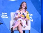 French Gates speaks at the Clinton Global Initiative September 2022 Meeting at New York Hilton Midtown on Sept. 19, 2022 in New York City.