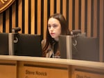 Portland City Councilor Angelita Morillo at a Portland City Council meeting on Feb. 5, 2025.