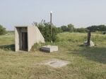 The exterior of a home converted from a disused missile solo in York, Neb.