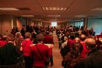 Hundreds attended a hearing on the Pembina propane export terminal.
