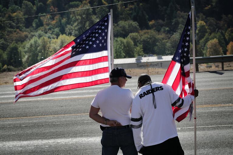 The community of Roseburg gathers to remember Jason Johnson, one of the nine victims of the October 1, mass shooting at Umpqua Community College.