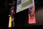 KrisAnne Hall encouraged an audience of about 170 in Prineville on April 19, 2016, to stand up to the federal government and defend states' rights.