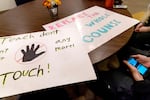 Families and community members gathered at the St. Helens Senior Center on Nov. 22, 2024, for an open forum to discuss holding school district leaders accountable and keeping children safe.
