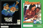 Left: A Kool cigarettes advertisement targeting Black communities for a sponsored event, the Kool Jazz Festival; Right: A Newport cigarettes ad targeting young Black customers.