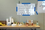 Snacks are available at the cooling center at Multnomah Count East Building in Gresham, Ore.. on June 15, 2026.