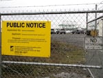 The site of the proposed methanol refinery at the Port of Tacoma.