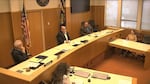 Douglas County Commissioners discuss the resolution during a meeting July 22, 2026.