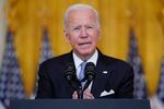 President Joe Biden speaks about Afghanistan from the East Room of the White House, Monday, Aug. 16, 2021, in Washington.