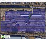 A schematic shared by Advanced Energy Systems shows what a large solar array would look like if installed on J.H. Baxter's former wood treatment plant.