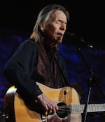 Gordon Lightfoot, seen here performing at the Songwriters Hall of Fame induction and awards in 2012 in New York City, has died at the age of 84.
