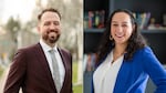 Blayne Soleymani-Pearson (left) and Felicita Monteblanco are running for District 2 on the Washington County Board of Commissioners.