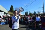 Living Cully organizer Cameron Herrington before the march.