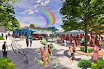 Rendering of future permanent home of Portland Indigenous Marketplace. Image courtesy of Portland Indigenous Marketplace.