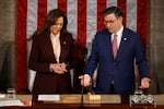 Vice President Kamala Harris and Speaker of the House Mike Johnson (R-LA) presided together over a joint session of Congress to certify the 2024 Presidential election.