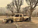 The Palisades Fire cut a wide path of destruction along the Pacific Coast northwest of Los Angeles.