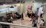 A peek inside the Murnane Family Resource Center as community members attend its opening on July 8, 2026.