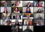 Youth Activists working with 350PDX and OPAL's Youth Environmental Justice Alliance, meet through ZOOM Conference App to help them communicate and shift gears for their Earth Day virtual rally.