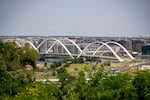 David Maloney, D.C.'s state historic preservation officer, suggested the arch could be built near the Frederick Douglass Memorial Bridge in southeast D.C. with fewer negative consequences.