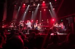 The band Pleasure on stage at Revolution Hall in September 2023. It was the first time in 40 years that the band played together.