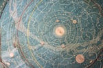Yaggy's Geographical Study was published in Chicago in 1887 and used teaching aids for 19th century classrooms with interactive layers. The library has many celestial charts and globes in the collection.