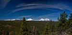 A view of the Three Sisters from Bull Springs Skyline Forest, which is up for sale.