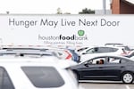 More than 3,500 families attended a food distribution event organized by the Houston Food Bank in November.