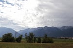 The Wallowa Mountains from outside Enterprise