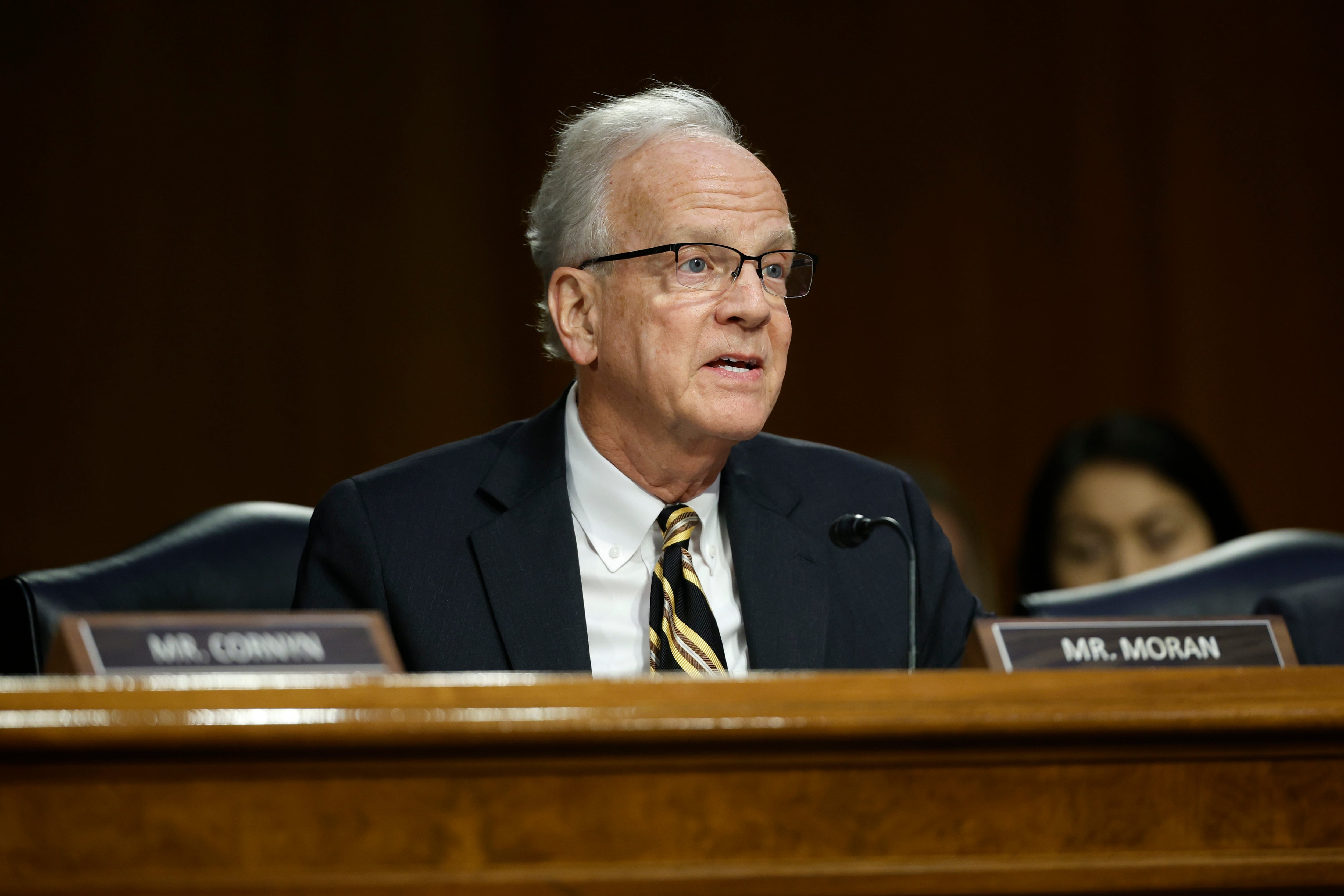 Sen. Jerry Moran, a Republican from Kansas, signed a joint statement on the passage of a bill for veterans designed to keep many from losing their homes.
