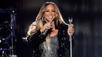 Mariah Carey performs during the 2018 iHeartRadio Music Festival.