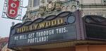 The Hollywood Theatre in NE Portland, like all indoor theatres in Oregon, has been shut down since mid-March. 