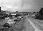 Denver Ave. in Vanport in the early days of the city.