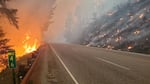 ODOT images of the Jack Fire along Oregon Highway 138.