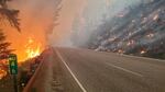 Oregon 138 East, or North Umpqua Highway, is closed between mile posts 40 and 55 as the Jack Fire burns along both sides of the roadway.